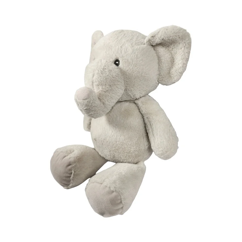 K Luxe Baby Kelly Toy Gray‎ Elephant Plush Lovey Rattle Stuffed Nursery